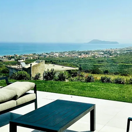 Villa Skyline Serenity 10 People 4bedroom 3ba, 3min To Maleme (Crete)